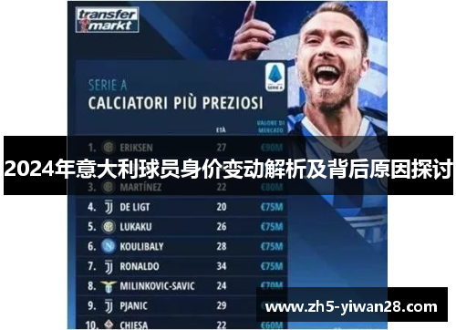 2024年意大利球员身价变动解析及背后原因探讨 2024年意大利球员身价变动解析及背后原因探讨